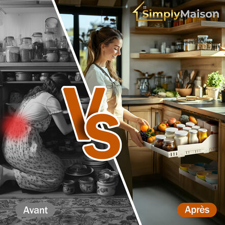 Untitled Un tiroir pratique et simple à installer, même sans outils ! En quelques minutes seulement, vous pouvez fixer votre tiroir grâce aux bandes adhésives incluses. Une fois en place, il reste solidement fixé, offrant un accès fluide à vos objets. Si nécessai